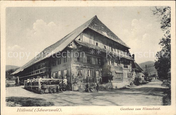 Hoellental Schwarzwald Gasthaus zum Himmelreich
