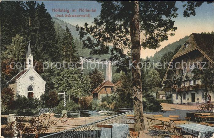 Hoellental Schwarzwald Hoellsteig Gasthaus zum Sternen