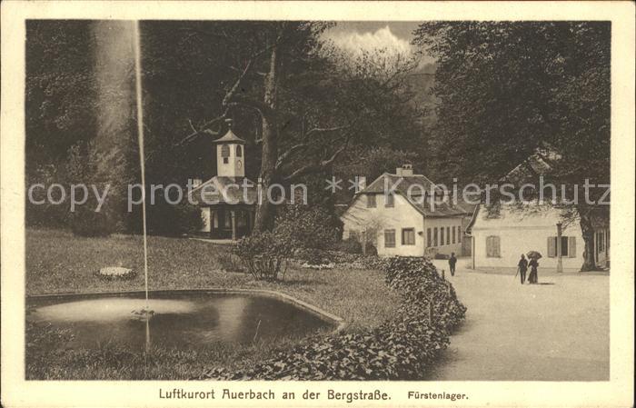 Auerbach Bergstrasse Fuerstenlager