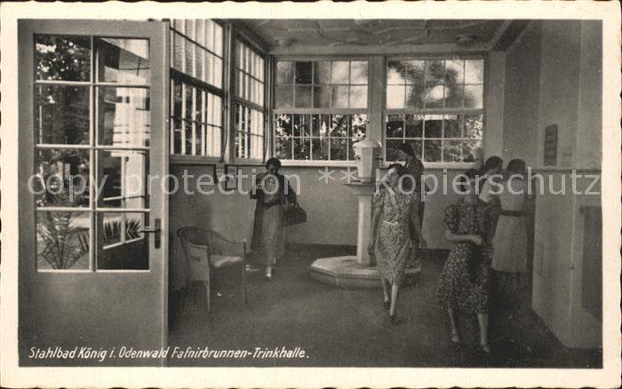 Bad Koenig Stahlbad Fafnir-Brunnen Trinkhalle