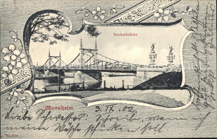 MANNHEIM BW Neckarbruecke