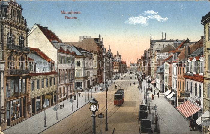 MANNHEIM BW Planken Strassenbahn