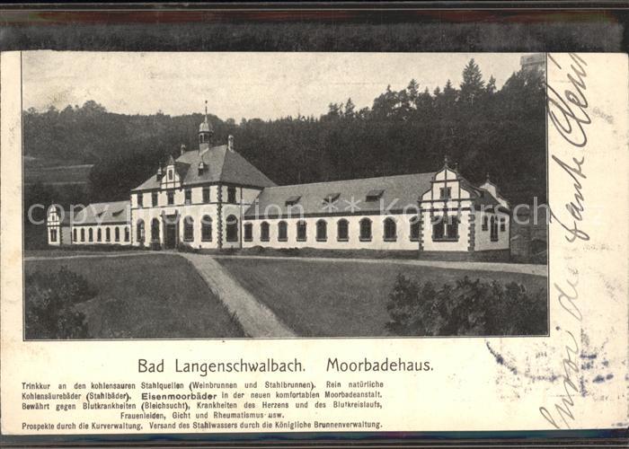 Bad Schwalbach Langen-Schwalbach Moorbadehaus