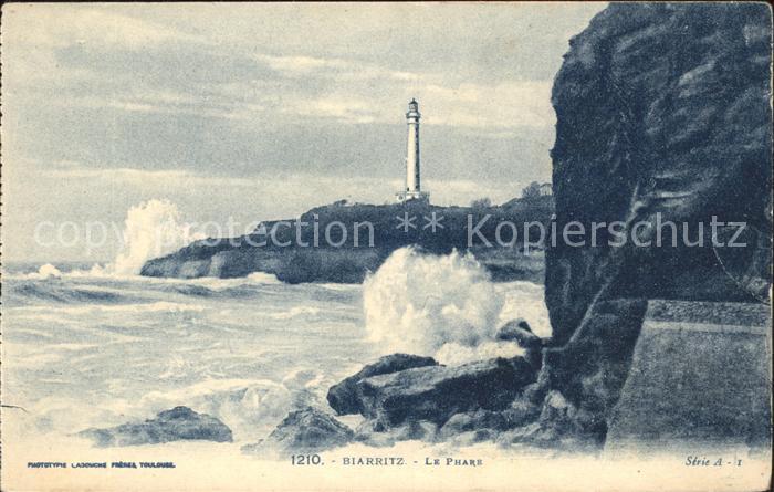 Leuchtturm Lighthouse Biarritz Le Phare