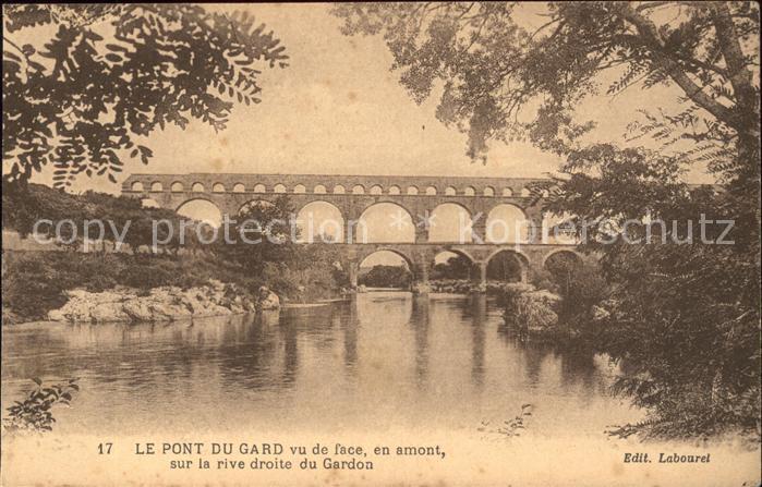 Bruecken Bauwerke Le Pont du Gard Gardon
