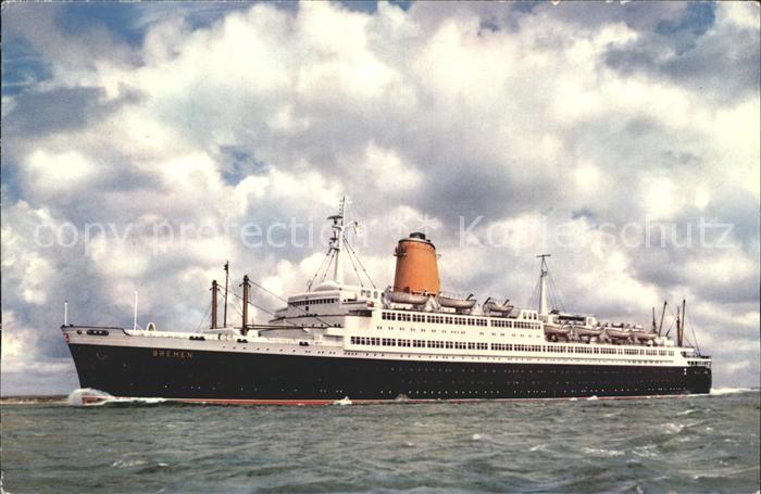 Dampfer Oceanliner Vierschrauben T.S. Bremen