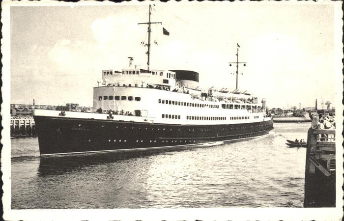 Dampfer Oceanliner Postboot Ostende-Douvres