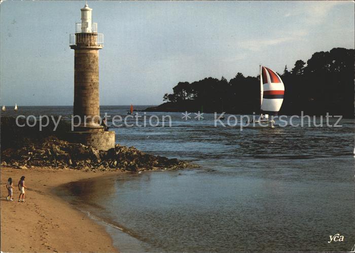 Leuchtturm Lighthouse Segelboot Benodet