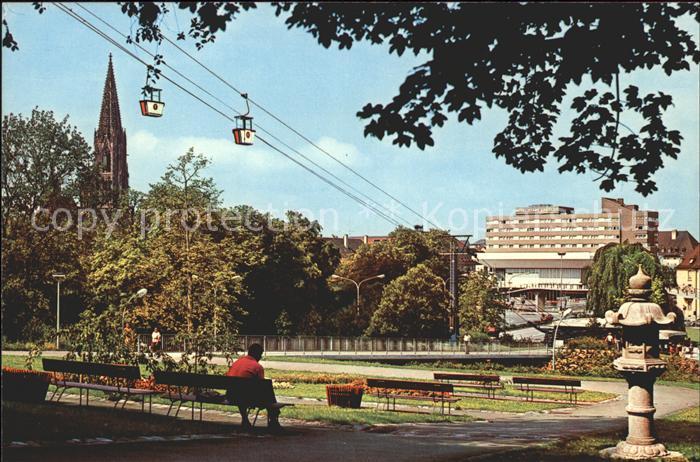 Seilbahn Schlossberg Freiburg im Breisgau Stadtgarten Karlsbau