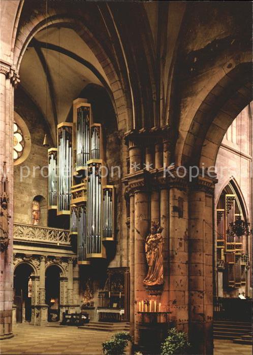 Kirchenorgel Muenster U. L. Frau Freiburg im Breisgau