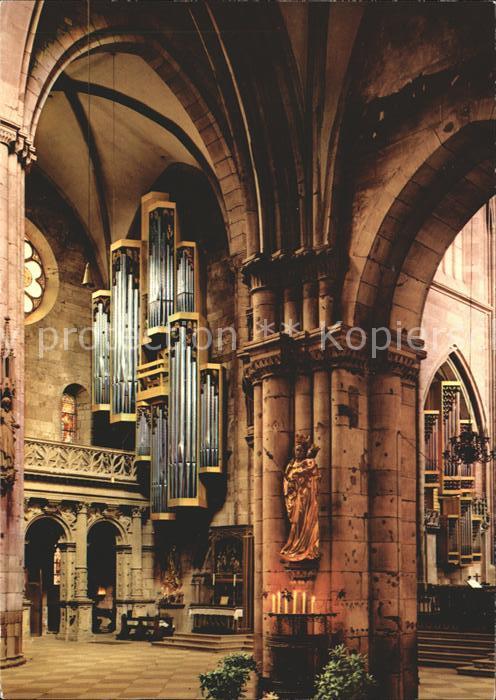 Kirchenorgel Muenster U. L. Frau Freiburg im Breisgau