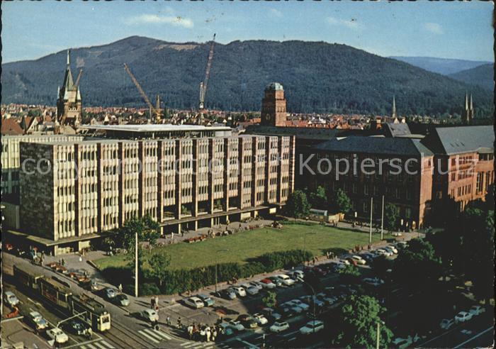 Universitaet Kollegiengebaeude Freiburg im Breisgau Strassenbahn