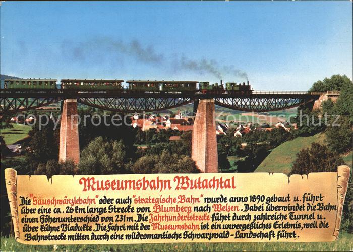 Eisenbahn Lokomotive Museumsbahn Wutachtal Sauschwaenzlebahn