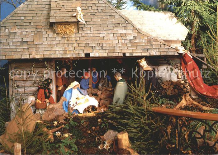 Krippe Weihnachten Pfarrkirche St. Peter Schwarzwald
