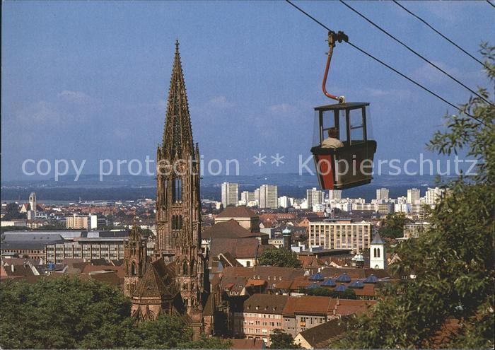 Seilbahn Schlossberg Freiburg im Breisgau Muenster U.L. Frau