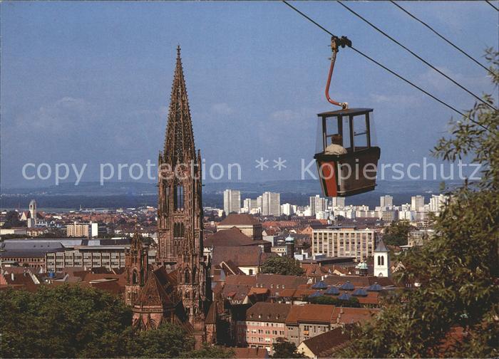 Seilbahn Schlossberg Freiburg im Breisgau Muenster U.L. Frau