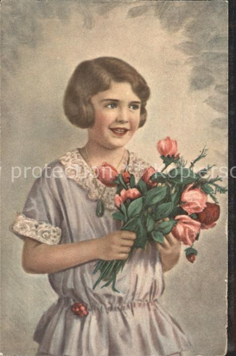 Kinder Child Enfants Rosen Halskette