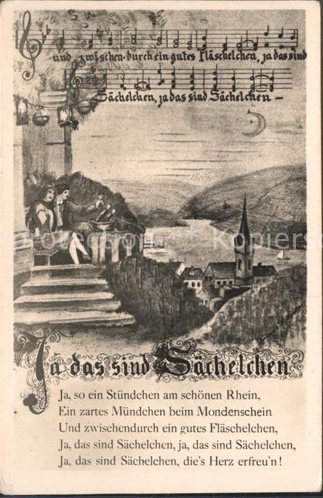 Liederkarte Ja das sind Saechelchen