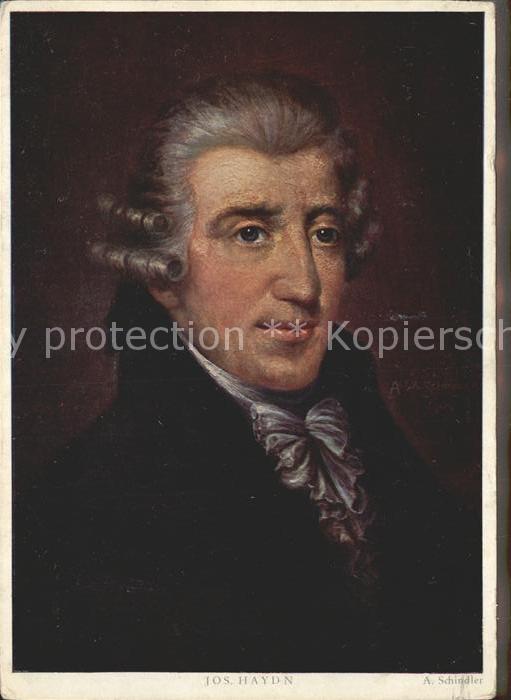 Haydn Joseph Kuenstlerkarte A. Schindler Nr. 7074 F.A. Ackermann Verlag