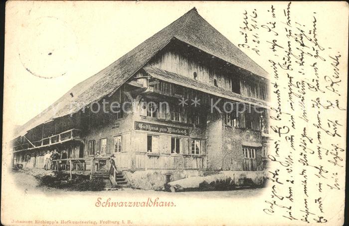 Schwarzwaldhaeuser Gasthaus Johannes Elchlepp Verlag