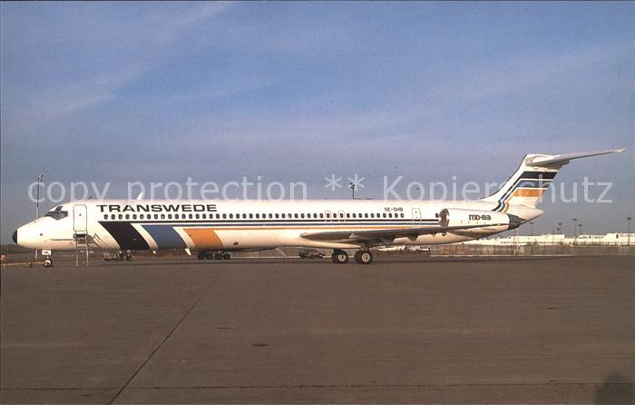 Flugzeuge Zivil Transwede Mc Donnell Douglas MD-83 SE-D