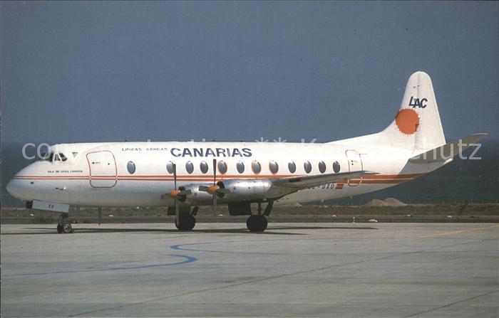 Flugzeuge Zivil Lineas Aereas Canarias Vickers V.806 Vi