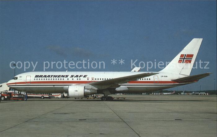 Flugzeuge Zivil Braathens Safe Boeing 767-205 LN-SUW