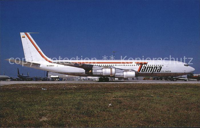 Flugzeuge Zivil Tampa Colombia Boeing 707-324C HK-3355-