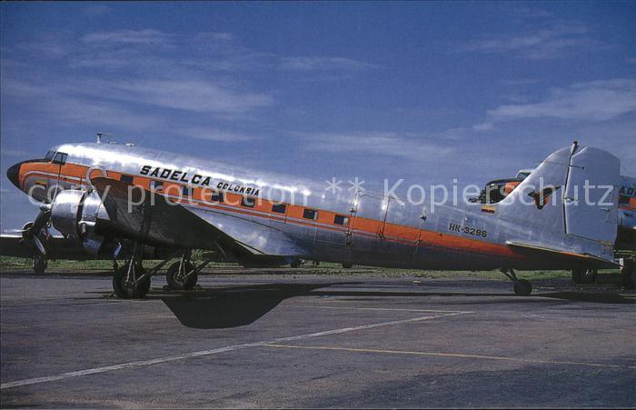Flugzeuge Zivil Sadelca Colombia DC-3C HK-3286 c/n 6144