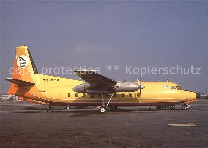 Flugzeuge Zivil Aviateca Fokker F27 MK 200 TG-AOA