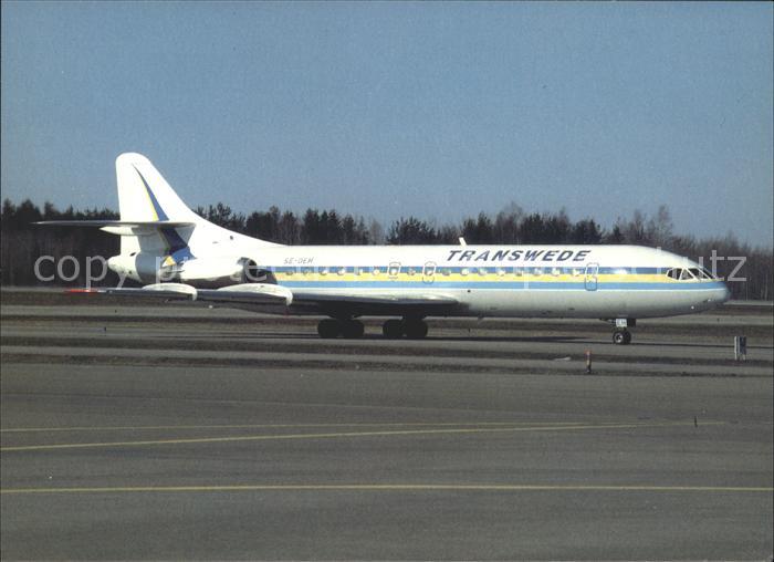 Flugzeuge Zivil Transwede Caravelle SE-210-10B