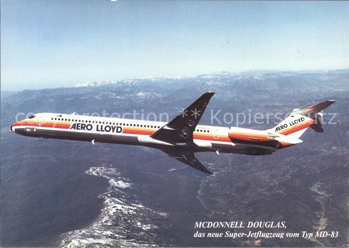 Flugzeuge Zivil Aero Lloyd McDonnell Douglas MD-83