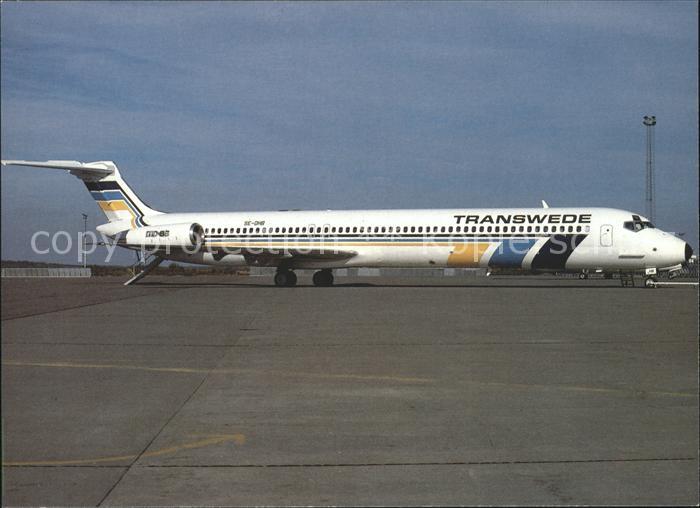 Flugzeuge Zivil Transwede Airways MD-83