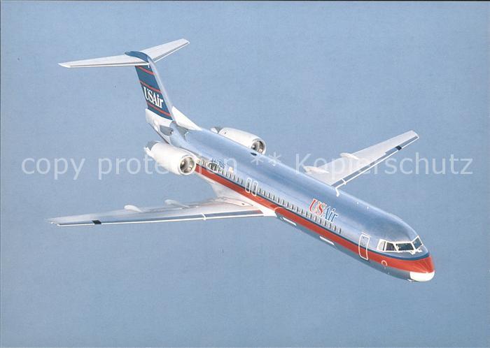 Flugzeuge Zivil US Air Fokker 100 N853US