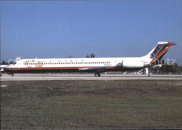 Flugzeuge Zivil TWA Trans World Airlines McDDouglas MD-83 N978AS c/n 53470/2135