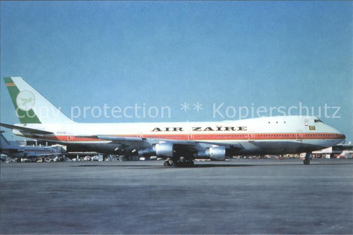 Flugzeuge Zivil Air Zaire B747 121 N747QC c/n 19639