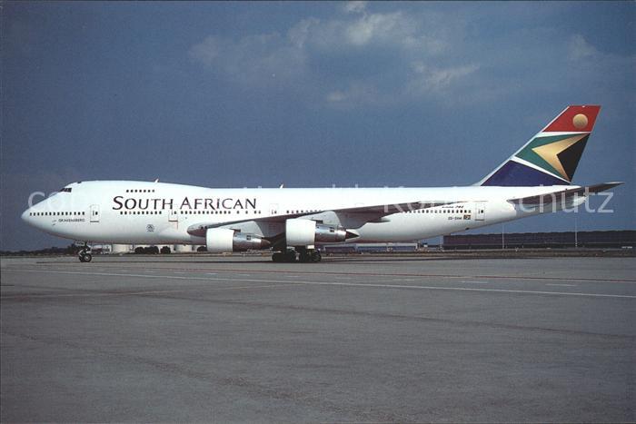 Flugzeuge Zivil South African Airways Boeing 747-244B Z