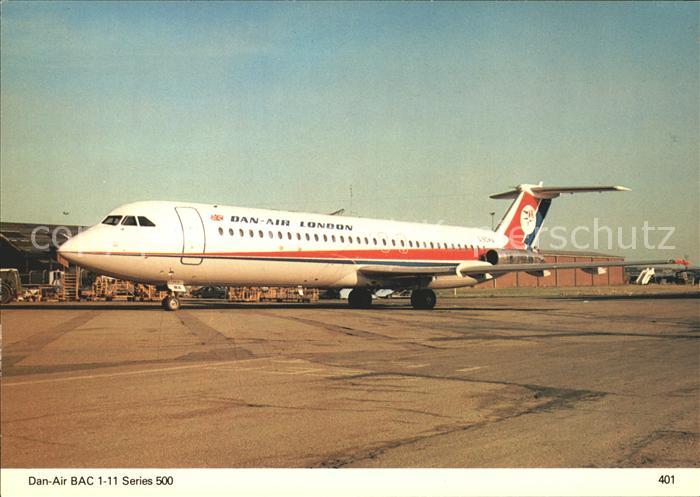 Flugzeuge Zivil Dan Air London BAC 1-11 Series 500
