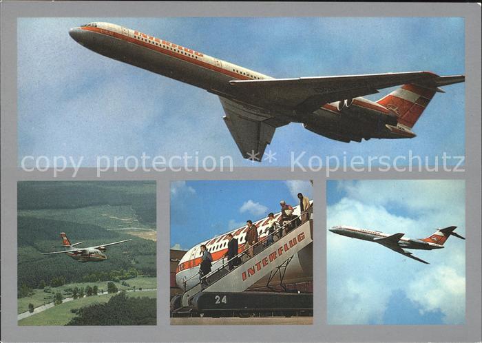 Flugzeuge Zivil Interflug DDR