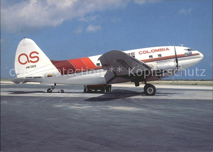 Flugzeuge Zivil Aerosucre Colombia Curtiss C-46A-60CK H