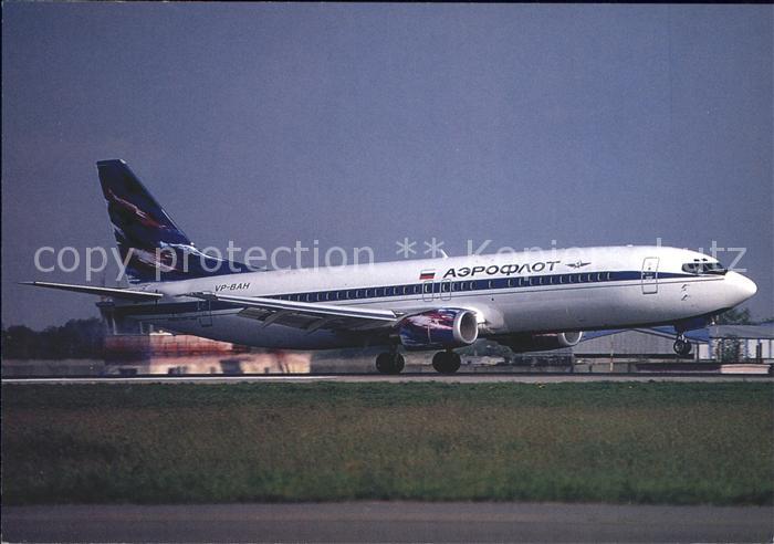 Flugzeuge Zivil Aeroflot Boeing 737-4MO VP-BAH c/n 2920