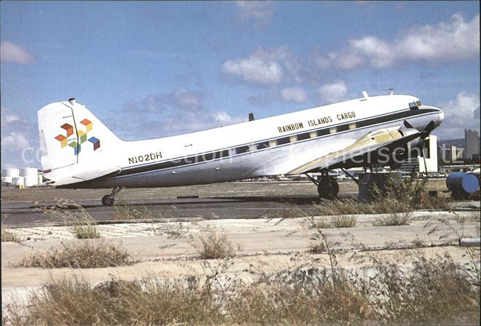 Flugzeuge Zivil Rainbow Islands Cargo Douglas DC-3  N10