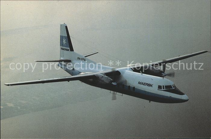 Flugzeuge Zivil Maersk Fokker F27 PH-FPA
