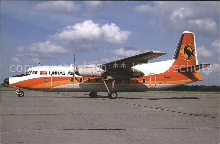 Flugzeuge Zivil TAAG Linhas Airlines Fokker F27 MK 600