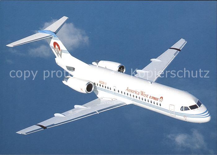 Flugzeuge Zivil America West Airlines Fokker70 N528YV c