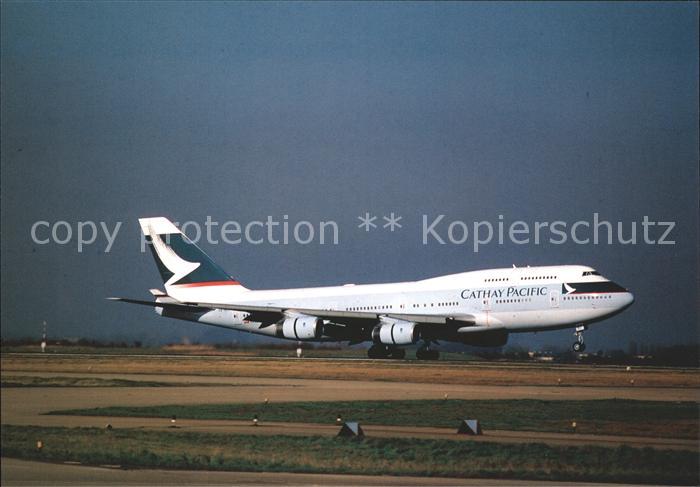 Flugzeuge Zivil Cathay Pacific Boeing 747-400