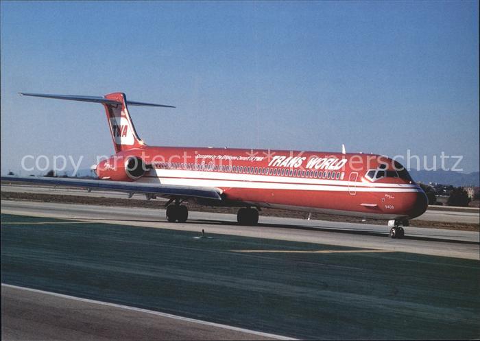 Flugzeuge Zivil Trans World Airlines TWA McDDouglas MD-83 N9408 cn/unknown