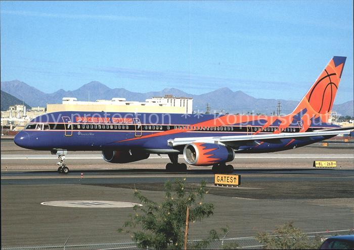 Flugzeuge Zivil America West Phoenix Suns Boeing 757-225 N907AW cn/unknown