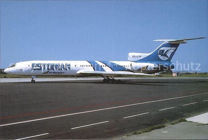 Flugzeuge Zivil Estonian Air Moravia Tu 154M ES-LTP