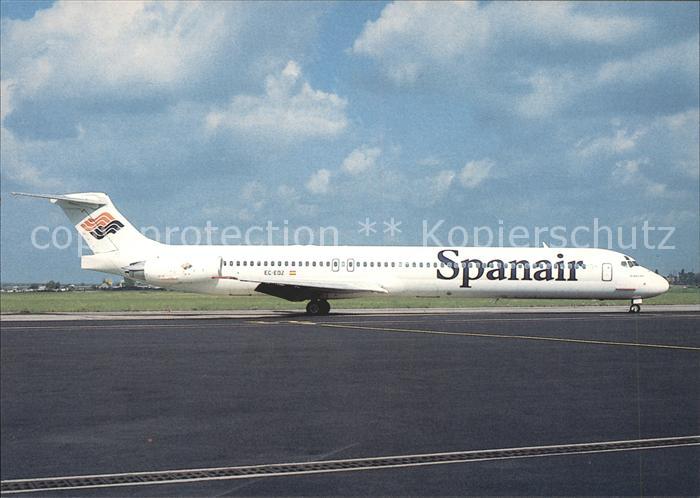 Flugzeuge Zivil Spanair McDDouglas MD-83 EC-EOZ cn49627